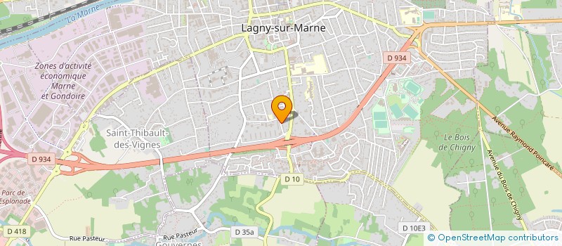 localisation de l'entreprise MADAME ANAIS AZEVEDO DA SILVA  LAGNY-SUR-MARNE