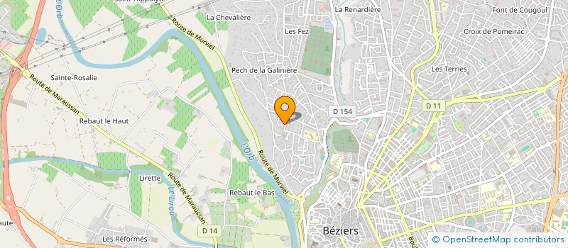 localisation de l'entreprise MADAME ANAIS AZZAG à BEZIERS