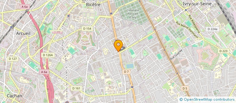 localisation de l'entreprise MADAME ANAIS BABAS  VILLEJUIF