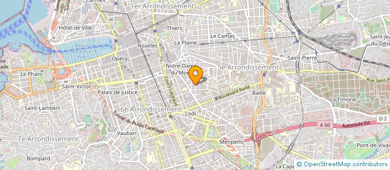 localisation de l'entreprise MADAME ANAIS BACHA à MARSEILLE