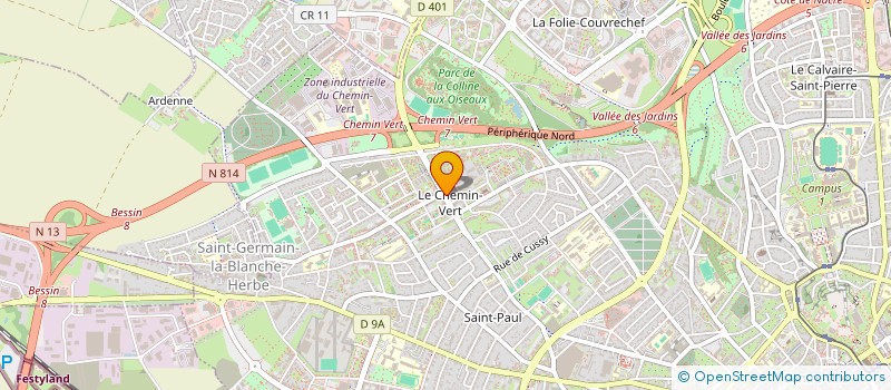 localisation de l'entreprise MADAME ANAIS BALMIER à CAEN