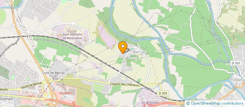 localisation de l'entreprise MADAME ANAIS BALMY  BERRIAC