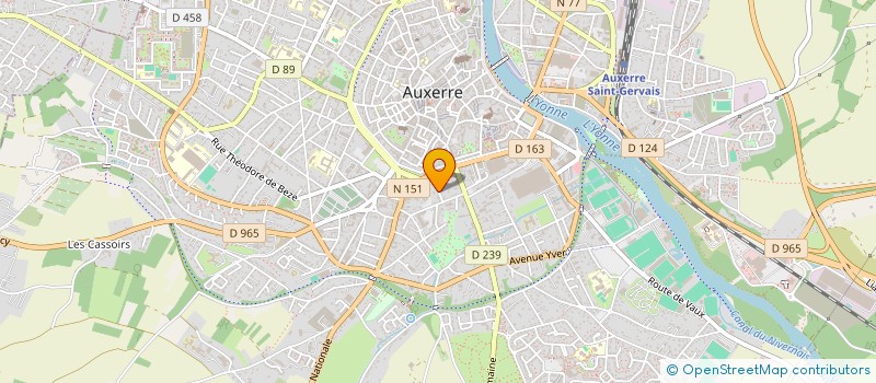 localisation de l'entreprise MADAME ANAIS BAMBILI  AUXERRE