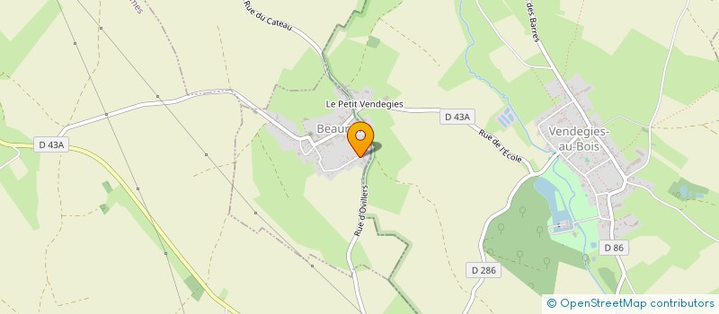 localisation de l'entreprise MADAME ANAIS BANTEIGNIE  BEAURAIN