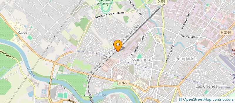 localisation de l'entreprise MADAME ANAIS BAPTISTA  MONTAUBAN