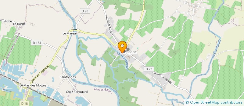 localisation de l'entreprise MADAME ANAIS BARANGE  BASSAC