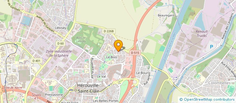 localisation de l'entreprise MADAME ANAIS BARBIER à HEROUVILLE-SAINT-CLAIR