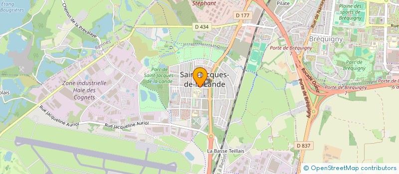 localisation de l'entreprise MADAME ANAIS BARBOTIN  SAINT-JACQUES-DE-LA-LANDE