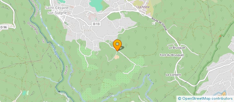localisation de l'entreprise MADAME ANAIS BARIDON à SAINT-CEZAIRE-SUR-SIAGNE