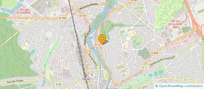 localisation de l'entreprise MADAME ANAIS BARJONET  EPINAL