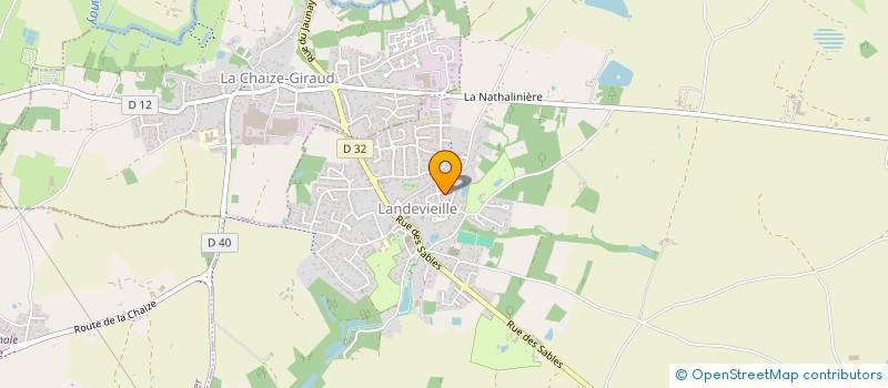 localisation de l'entreprise MADAME ANAIS BARRETEAU à LANDEVIEILLE