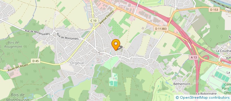localisation de l'entreprise MADAME ANAIS BARTHE à ORGEVAL