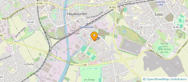 localisation de l'entreprise MADAME ANAIS BARTIER  HAUBOURDIN