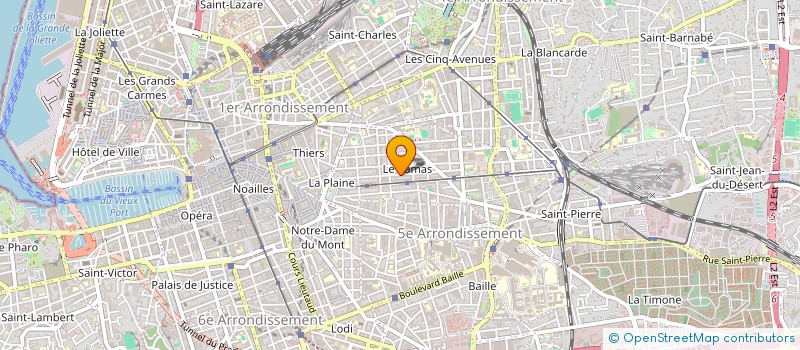 localisation de l'entreprise MADAME ANAIS BASEILHAC à MARSEILLE