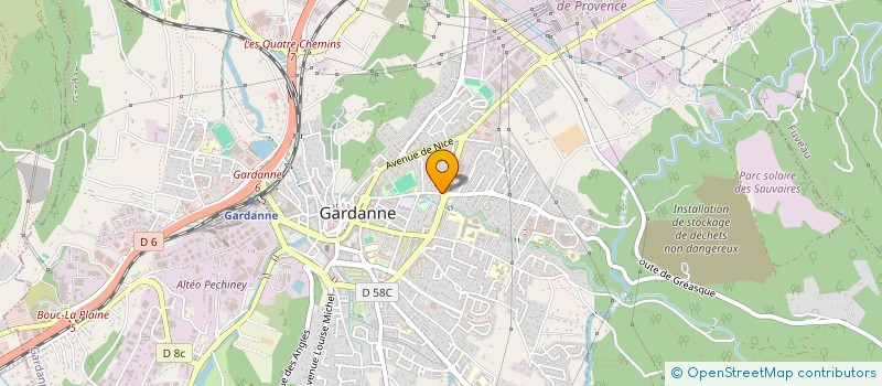 localisation de l'entreprise MADAME ANAIS BATIN à GARDANNE