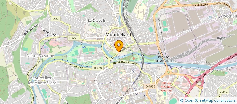 localisation de l'entreprise MADAME ANAIS BAUDRY  MONTBELIARD