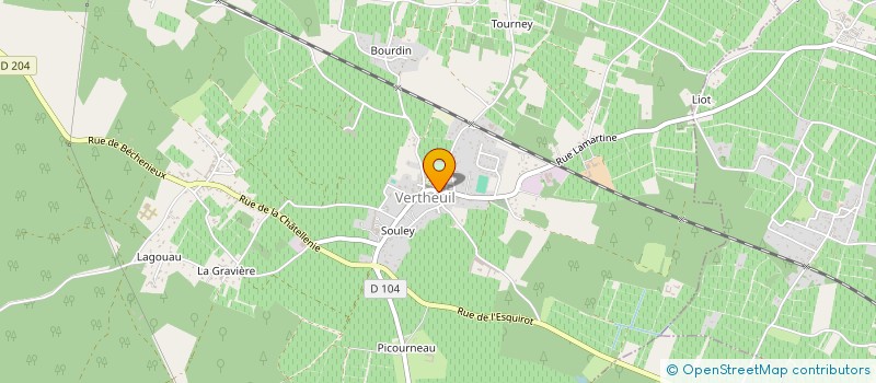 localisation de l'entreprise MADAME ANAIS BEAU  VERTHEUIL