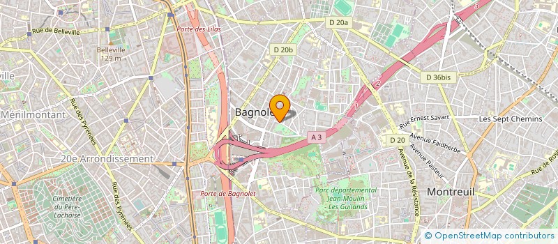 localisation de l'entreprise MADAME ANAIS BEAUCAINE à BAGNOLET