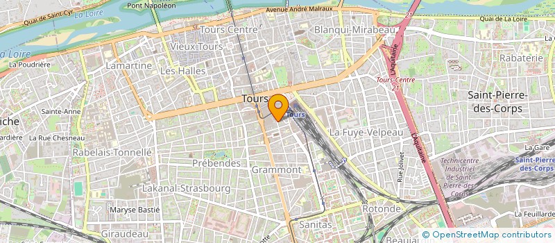 localisation de l'entreprise MADAME ANAIS BEAUVAIS  TOURS