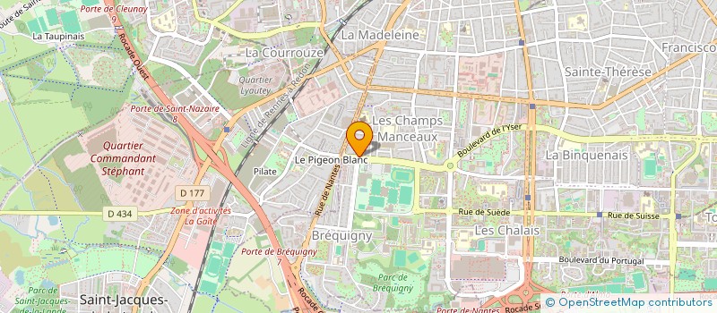 localisation de l'entreprise MADAME ANAIS BEBIN à RENNES