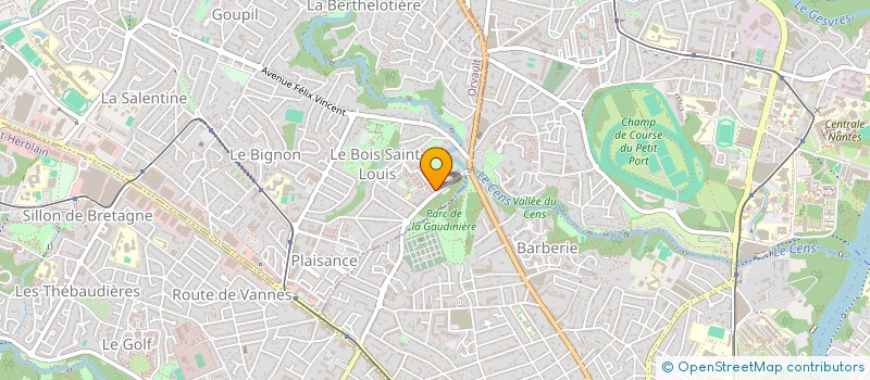 localisation de l'entreprise MADAME ANAIS BEILLEVERT à ORVAULT