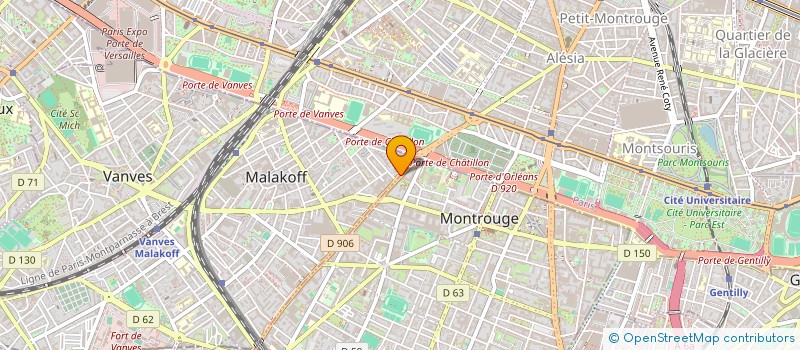 localisation de l'entreprise MADAME ANAIS BEKOLO  MALAKOFF