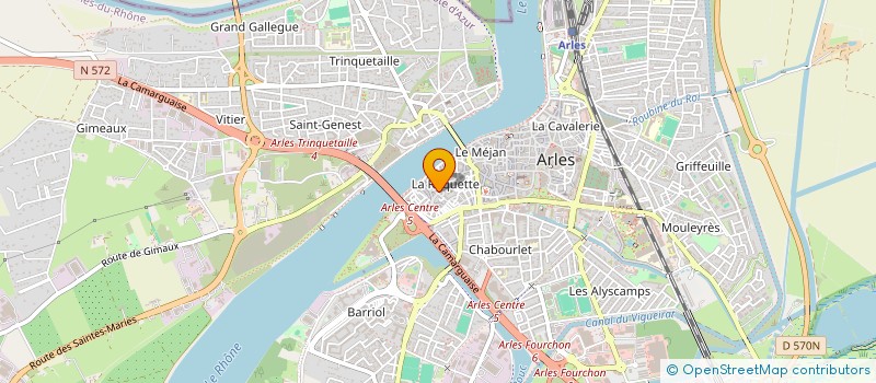 localisation de l'entreprise MADAME ANAIS BELLOT  ARLES