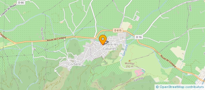 localisation de l'entreprise MADAME ANAIS BELMAZIZ  CORBERE-LES-CABANES