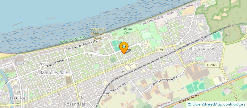 localisation de l'entreprise MADAME ANAIS BELVAL à DUNKERQUE