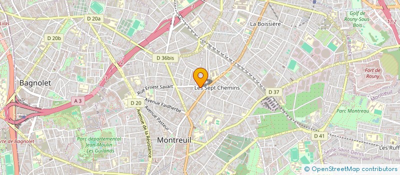 localisation de l'entreprise MADAME ANAIS BEN LAMINE  MONTREUIL