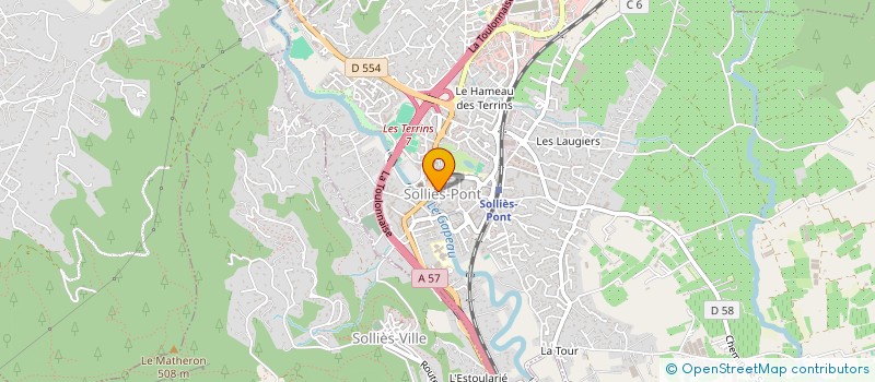 localisation de l'entreprise MADAME ANAIS BEN MILOUD--JOSSELIN  SOLLIES-PONT