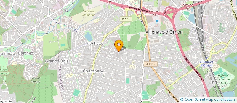 localisation de l'entreprise MADAME ANAIS BENBDAD  VILLENAVE-D'ORNON