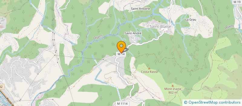 localisation de l'entreprise MADAME ANAIS BENEITE  SAINT-BLAISE