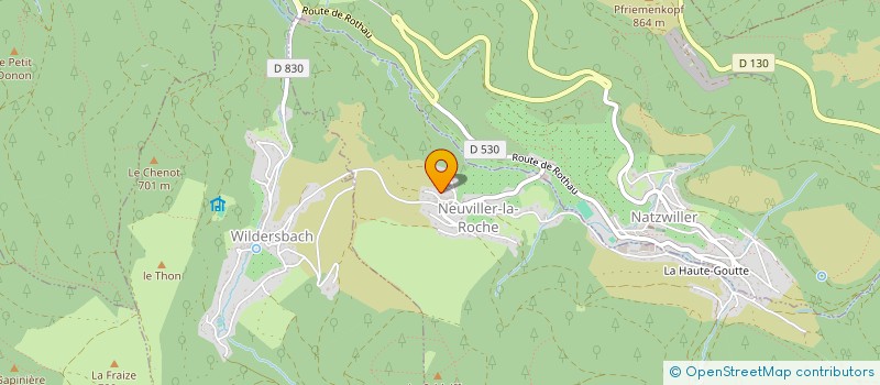 localisation de l'entreprise MADAME ANAIS BERARD  NEUVILLER-LA-ROCHE