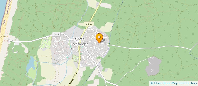 localisation de l'entreprise MADAME ANAIS BERNADET  MESSANGES