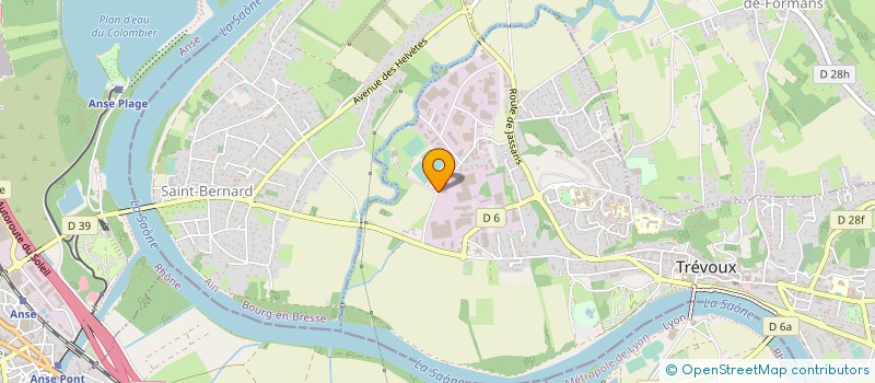 localisation de l'entreprise MADAME ANAIS BERNARD  TREVOUX