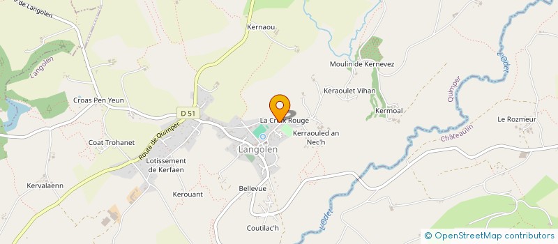 localisation de l'entreprise MADAME ANAIS BERNARD  LANGOLEN