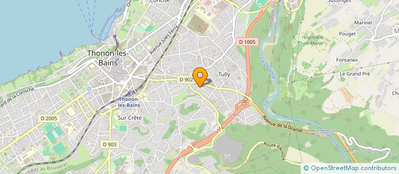 localisation de l'entreprise MADAME ANAIS BERNARDI à THONON-LES-BAINS