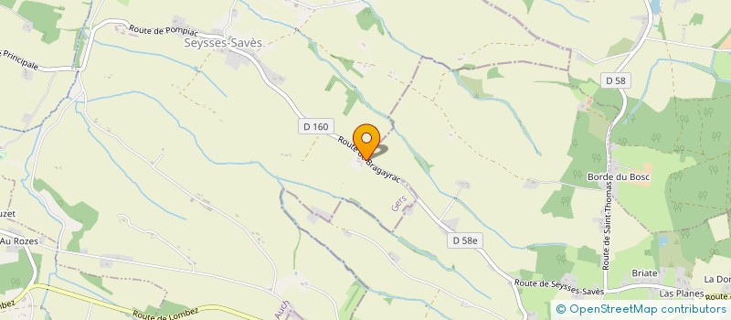 localisation de l'entreprise MADAME ANAIS BERREZKALLAL  SEYSSES-SAVES