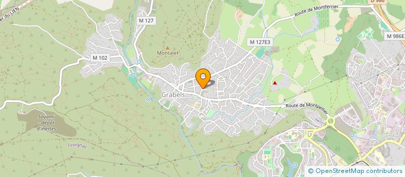 localisation de l'entreprise MADAME ANAIS BERTAUD  GRABELS