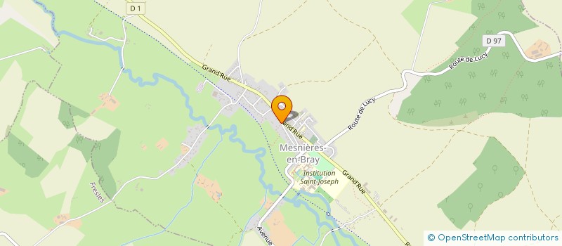 localisation de l'entreprise MADAME ANAIS BERTIN  MESNIERES-EN-BRAY