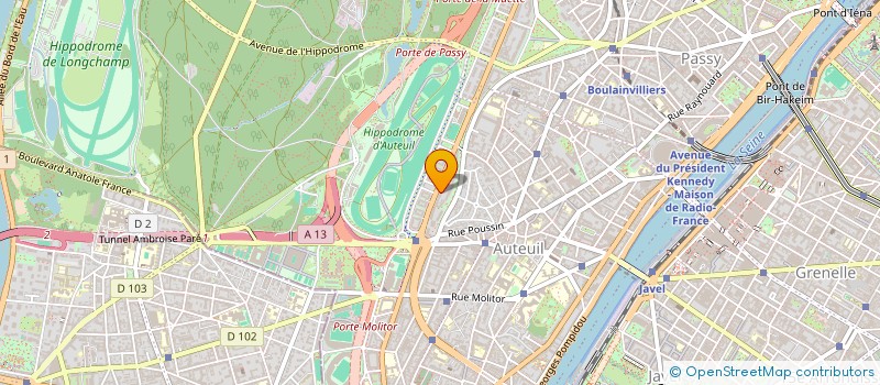 localisation de l'entreprise MADAME ANAIS BERTON  LEVALLOIS-PERRET