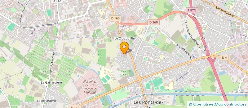 localisation de l'entreprise MADAME ANAIS BESNARDEAU  LES PONTS-DE-CE