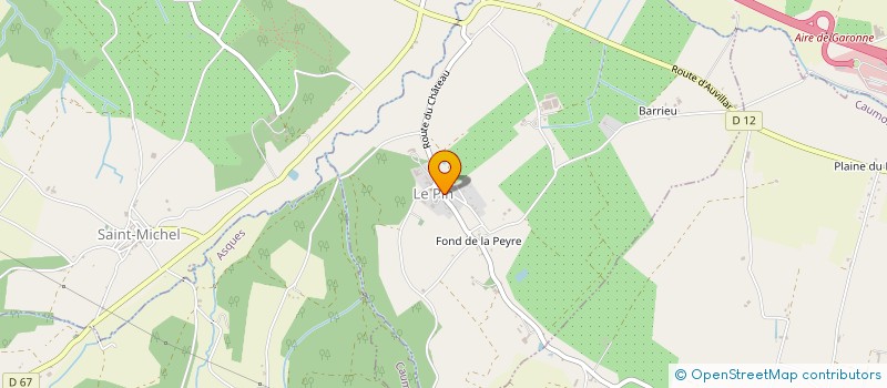 localisation de l'entreprise MADAME ANAIS BESSON  SAINT-CIRICE