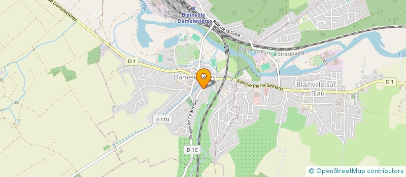 localisation de l'entreprise MADAME ANAIS BEUCHET  DAMELEVIERES