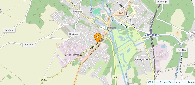 localisation de l'entreprise MADAME ANAIS BILLOIS à MAINTENON