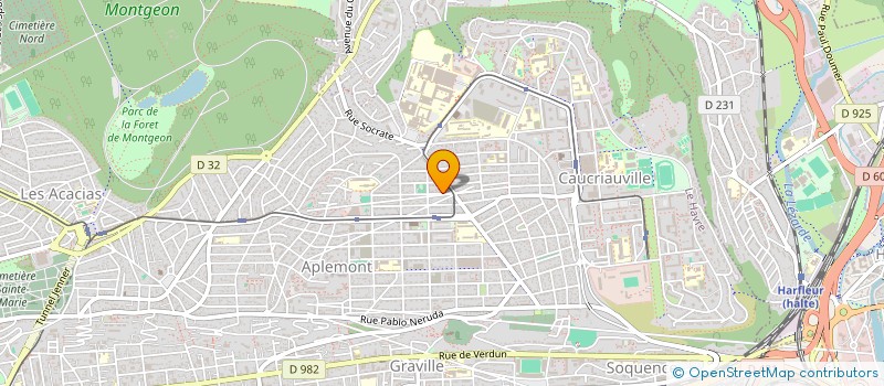 localisation de l'entreprise MADAME ANAIS BIORET-GUEZENNEC  LE HAVRE