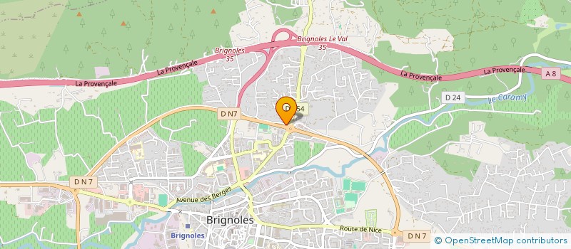 localisation de l'entreprise MADAME ANAIS BLANC à BRIGNOLES