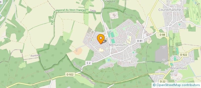 localisation de l'entreprise MADAME ANAIS BLANCHARD  MENUCOURT