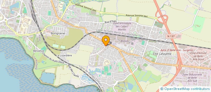 localisation de l'entreprise MADAME ANAIS BLESTEL  AYTRE